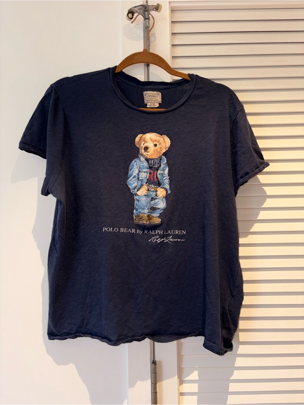 Ralph Lauren Polo Bear Navy Women’s T-Shirt